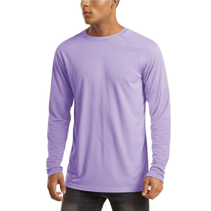 Men’s UPF 50+ Lightweight Quick-Dry Long Sleeve Sun Protection Shirt