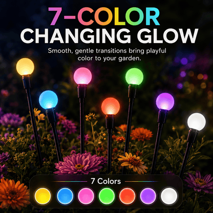 🔥Last Day 49% OFF- Solar Powered Firefly Garden Light