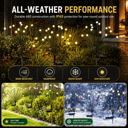 🔥Last Day 49% OFF- Solar Powered Firefly Garden Light