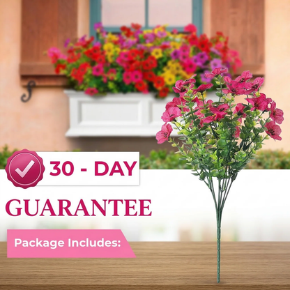 Realistic UV-Resistant Outdoor Flowers – Zero Maintenance