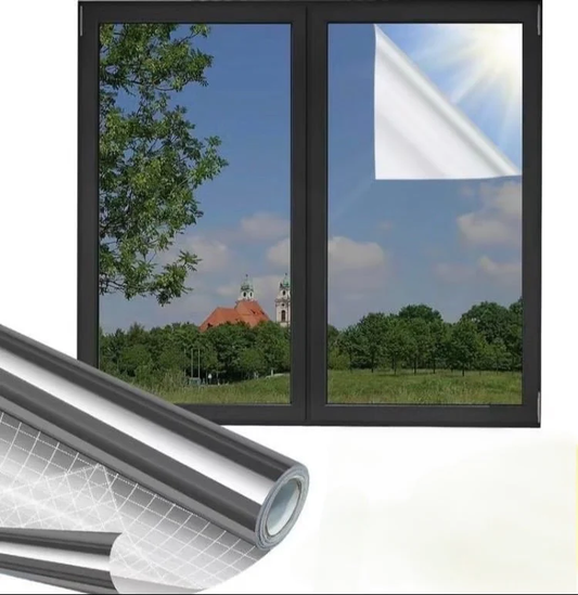 Window Privacy Film One Way, UV Sun Blocking, Heat Control