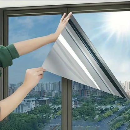 Window Privacy Film One Way, UV Sun Blocking, Heat Control