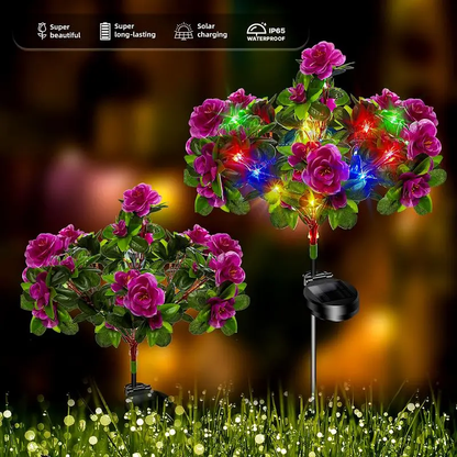 🎁Hot Sale Promotion 49% OFF Outdoor waterproof azalea solar lights