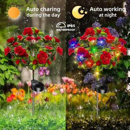 🎁Hot Sale Promotion 49% OFF Outdoor waterproof azalea solar lights