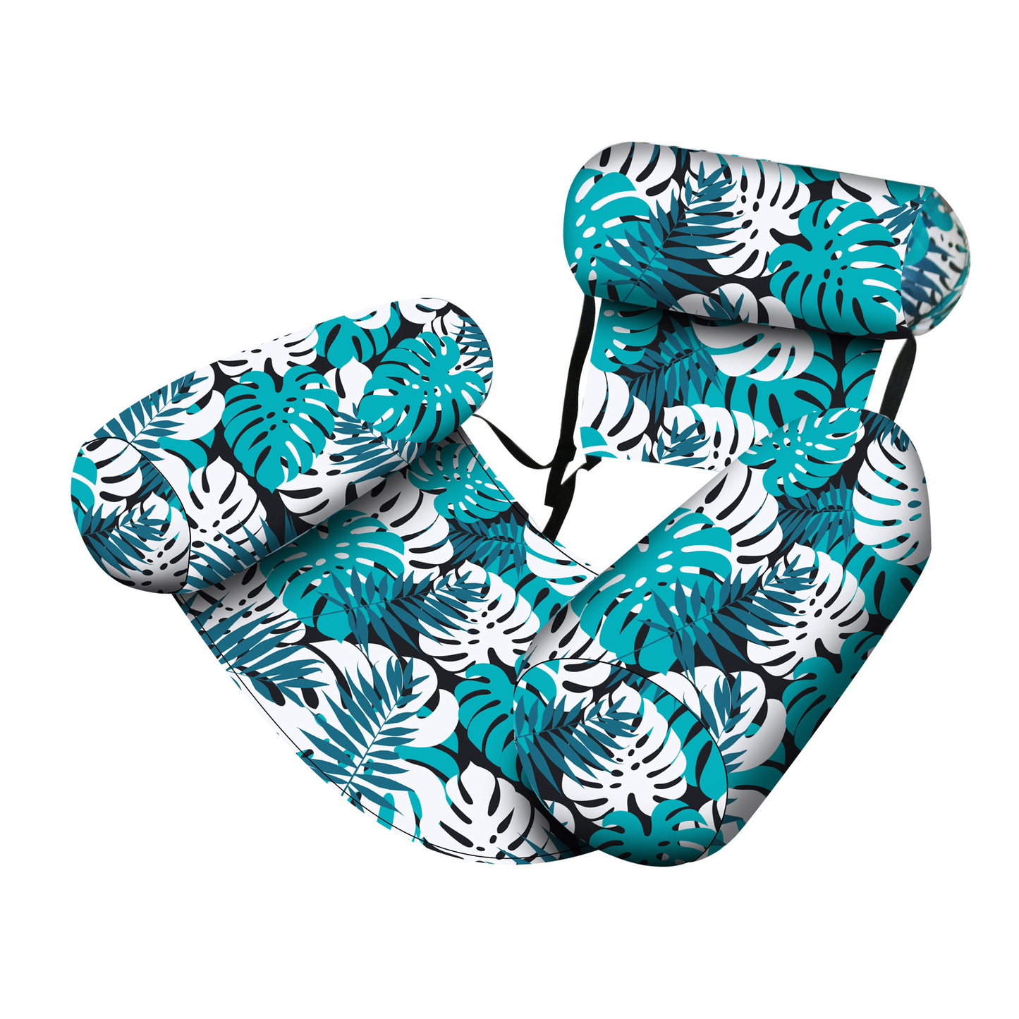 4-in-1 Inflatable Pool Float Hammock with Headrest &amp; Armrests