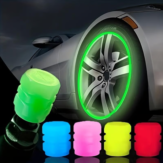 Luminous Tire Valve Caps - Light Up Your Ride