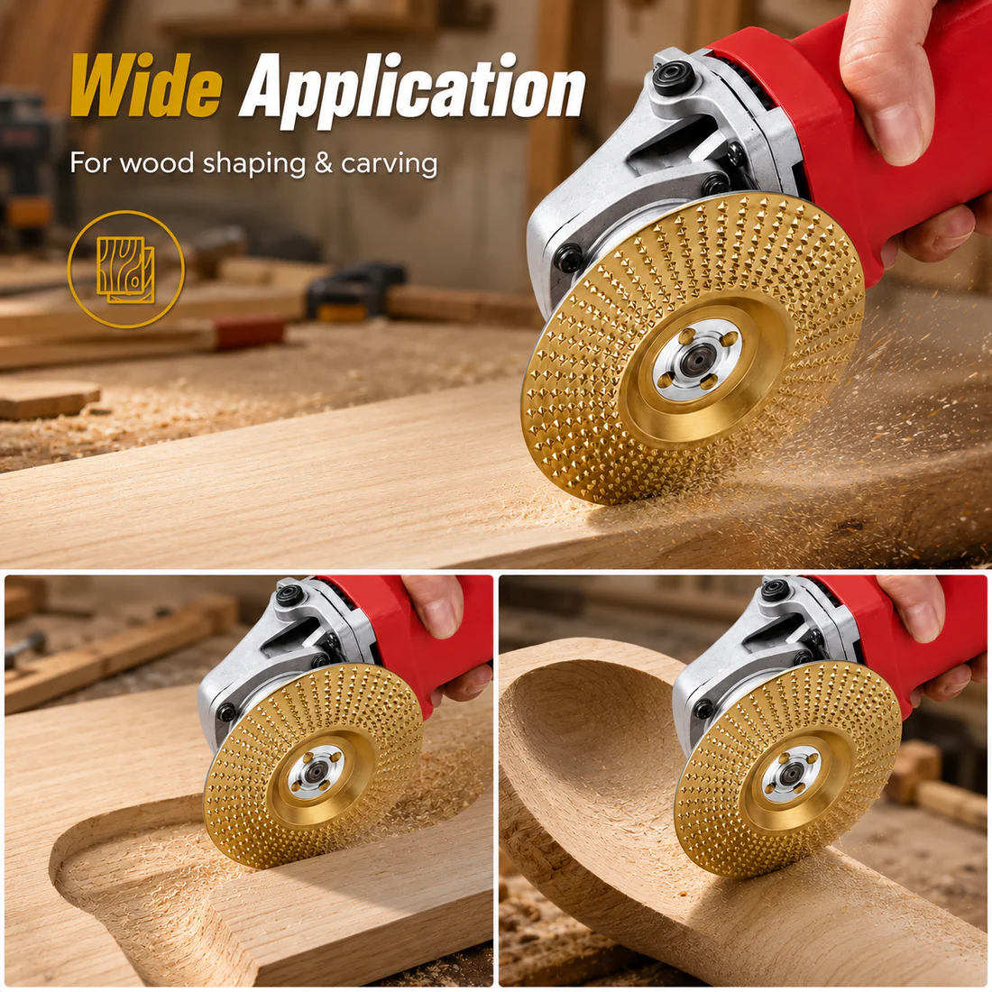 Stop Sanding by Hand – Professional Wood Grinding Wheel