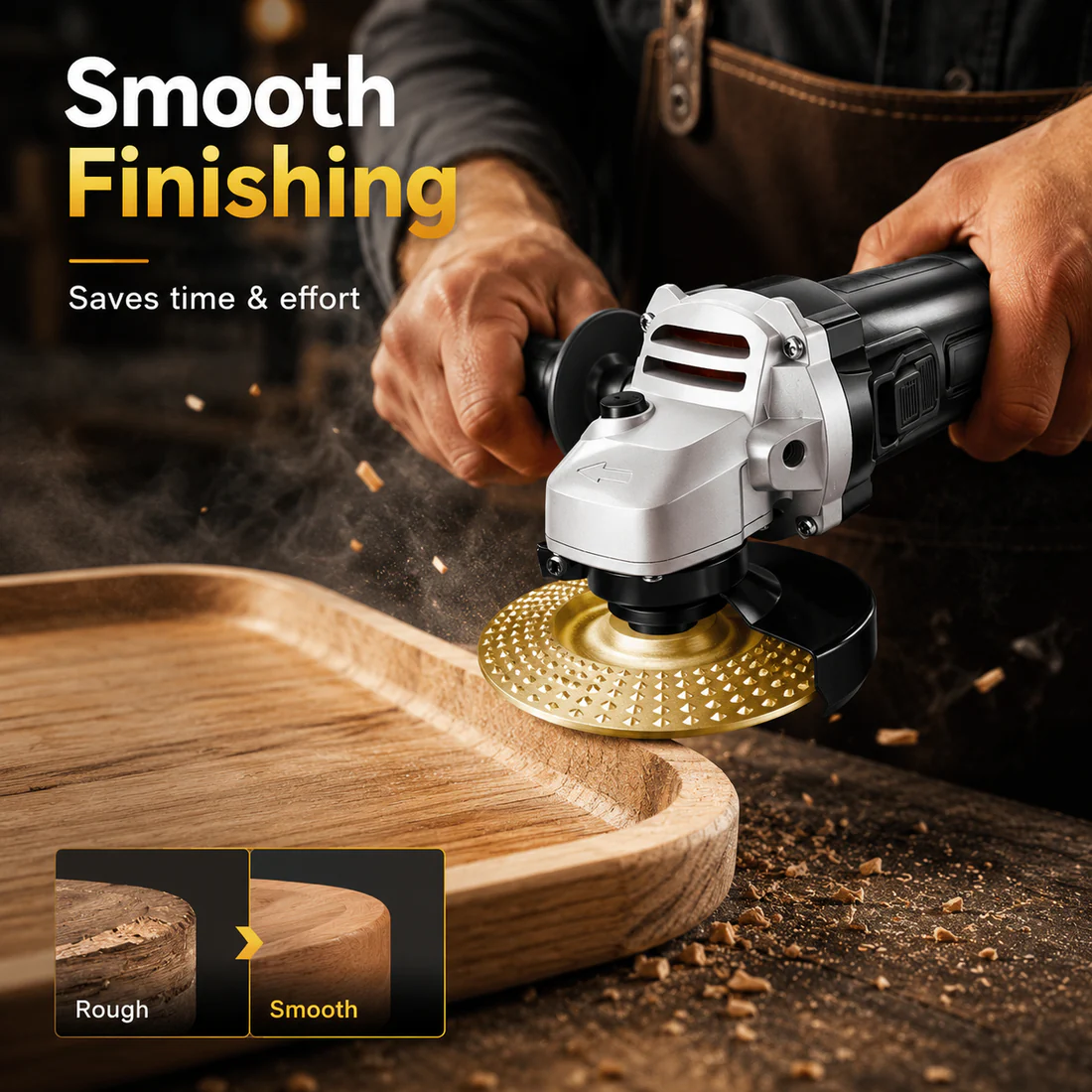 Stop Sanding by Hand – Professional Wood Grinding Wheel