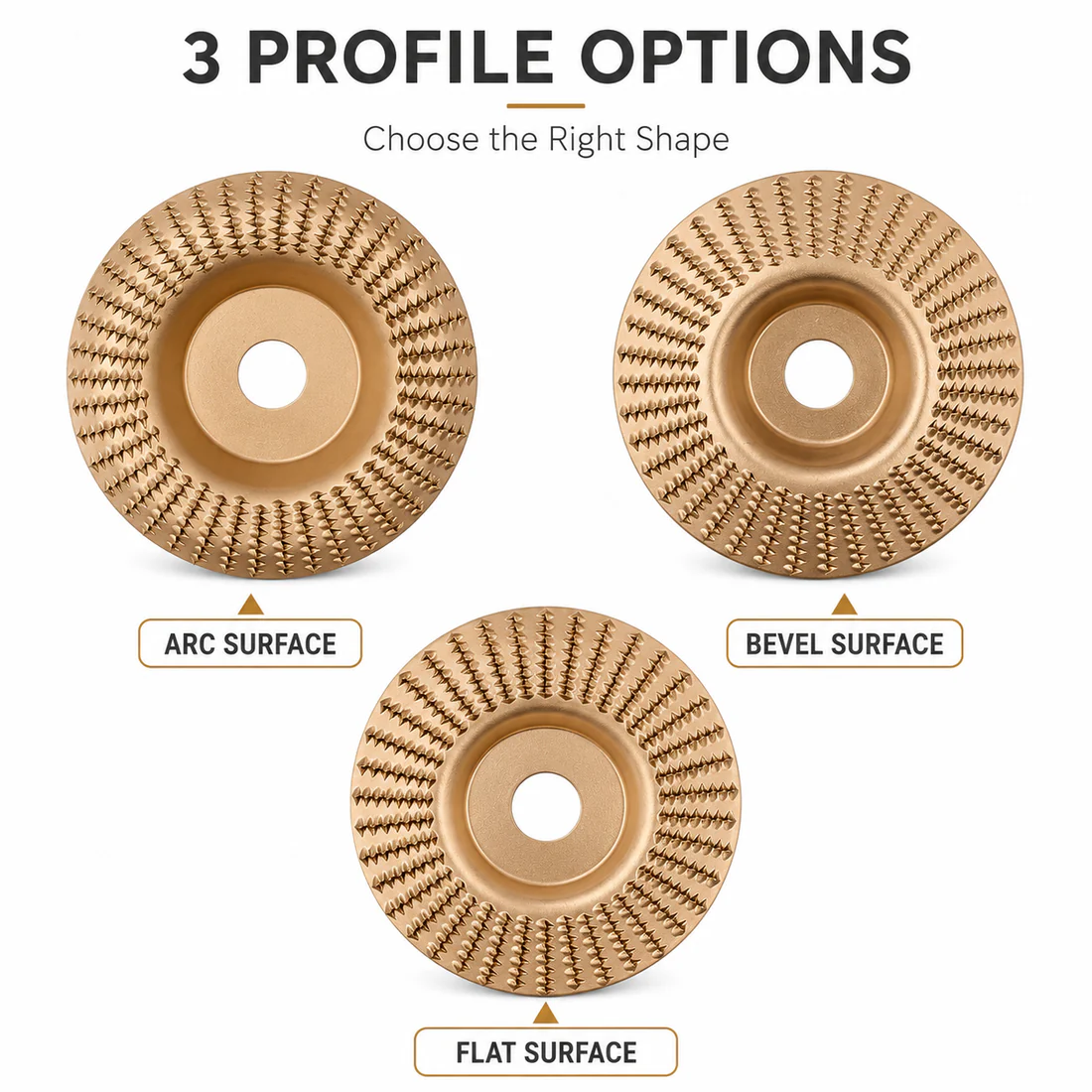 Stop Sanding by Hand – Professional Wood Grinding Wheel