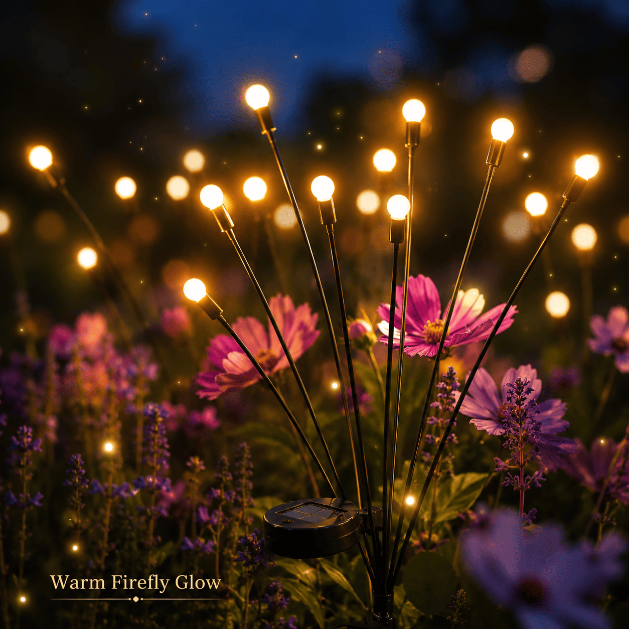 🔥Last Day 49% OFF- Solar Powered Firefly Garden Light