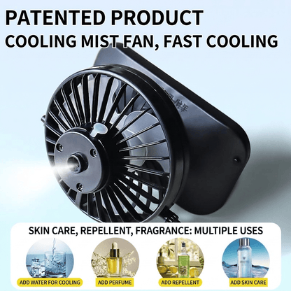 Stay Ice-Cold Under the Blazing Sun – The 2-in-1 Solar Powered Cooling Hat with Mist Spray.