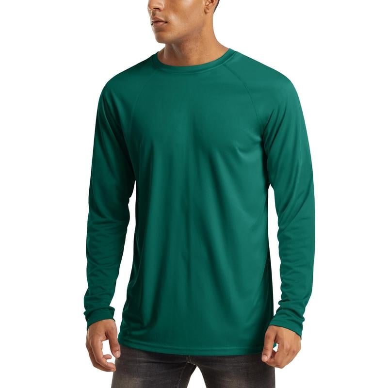 Men’s UPF 50+ Lightweight Quick-Dry Long Sleeve Sun Protection Shirt