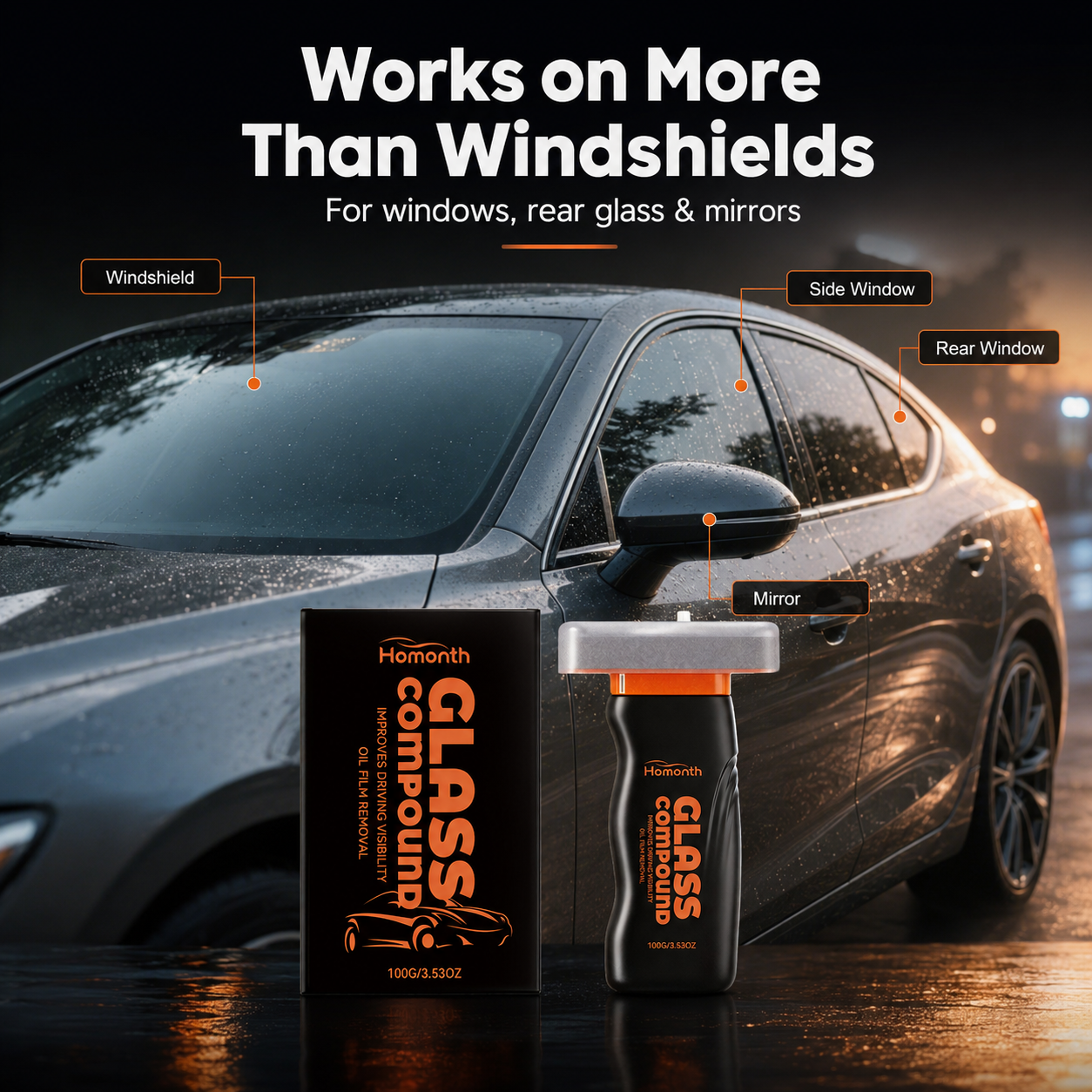 🚗 Clear View Windshield Cleaner