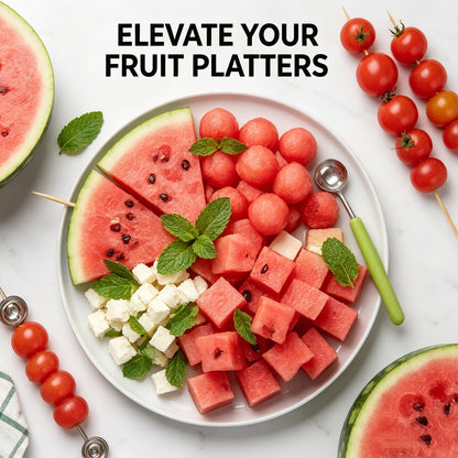 2-in-1 Stainless Steel Watermelon Slicer & Server