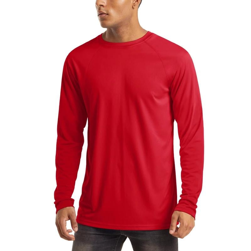 Men’s UPF 50+ Lightweight Quick-Dry Long Sleeve Sun Protection Shirt