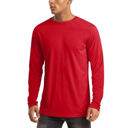 Men’s UPF 50+ Lightweight Quick-Dry Long Sleeve Sun Protection Shirt