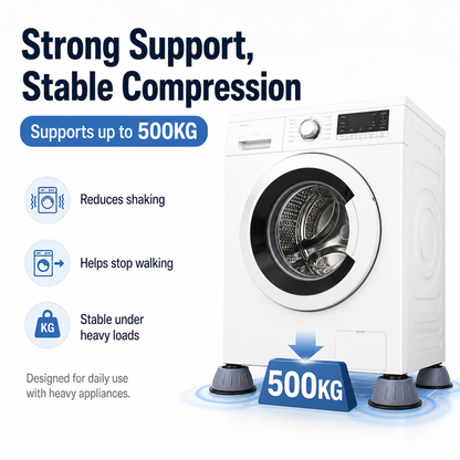 4PCS Anti-Vibration Non-Slip Washer Pads