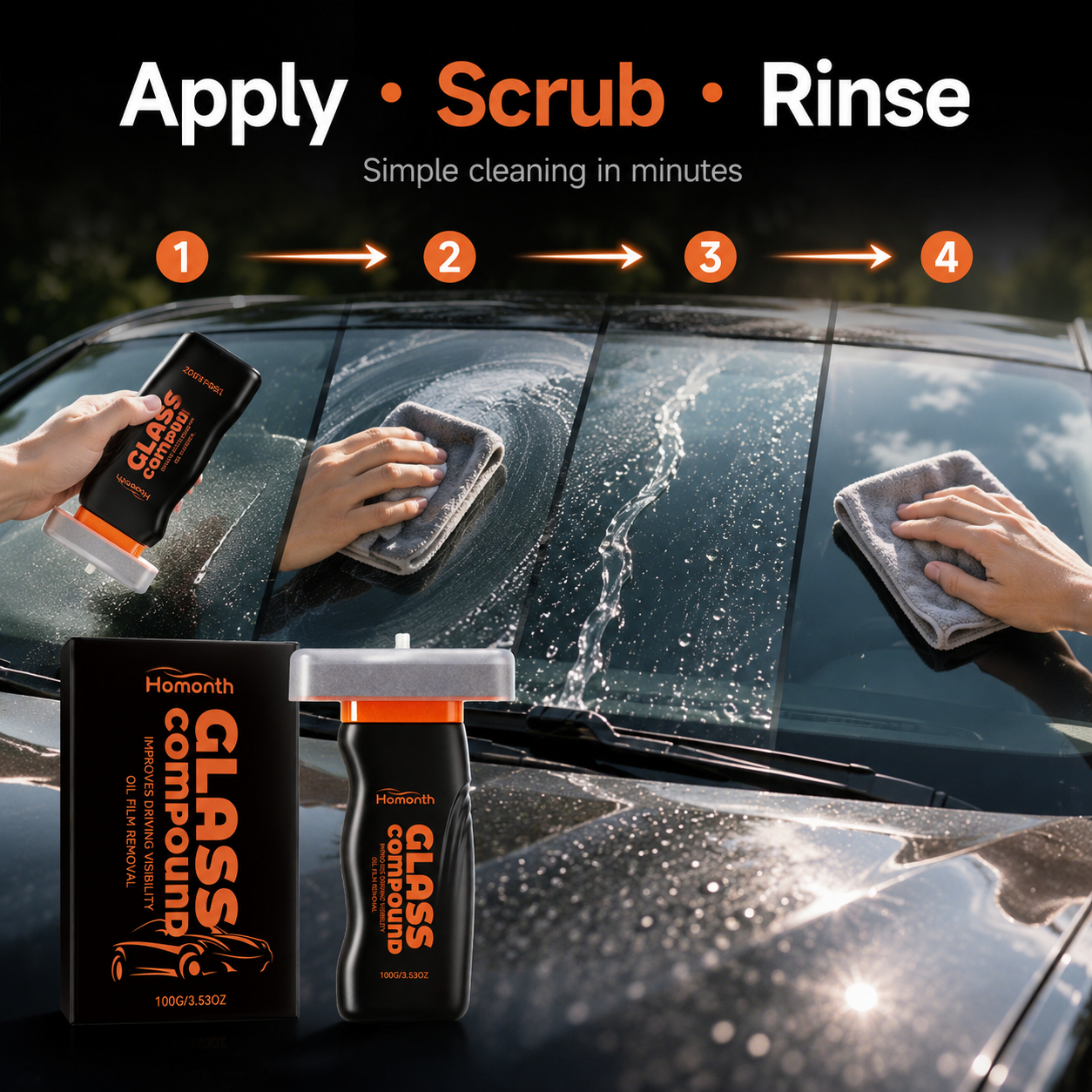 🚗 Clear View Windshield Cleaner