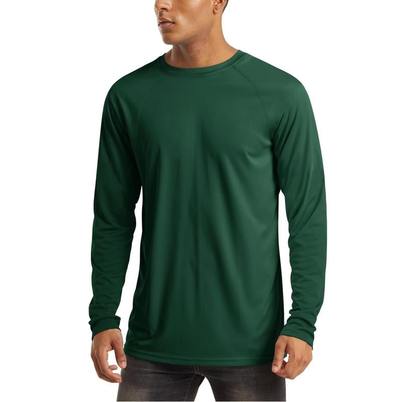 Men’s UPF 50+ Lightweight Quick-Dry Long Sleeve Sun Protection Shirt