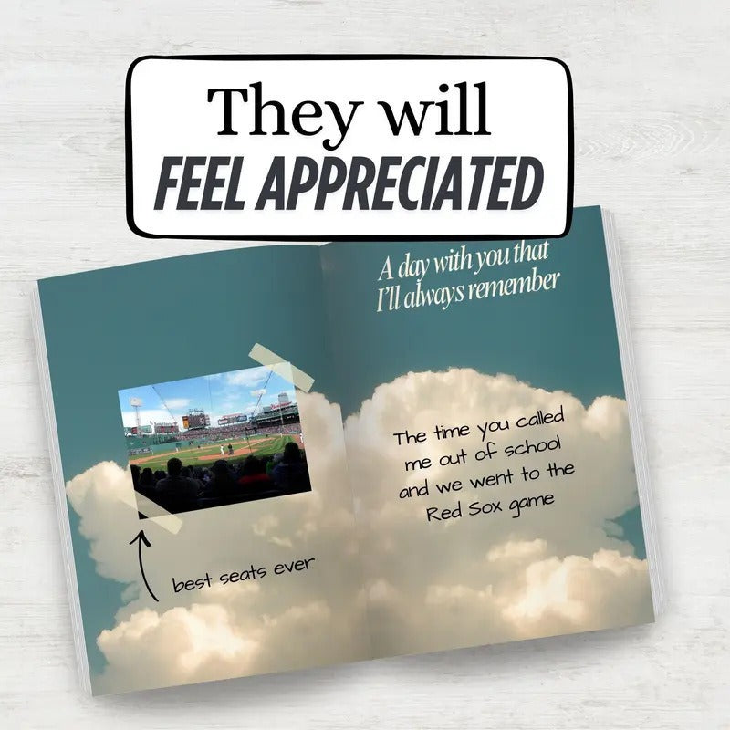 Just A Few Things I Love About You Dad Personalized Gift for Dad Father's Day Gift Fill In The Blank Memory Book Gift Idea For Dad