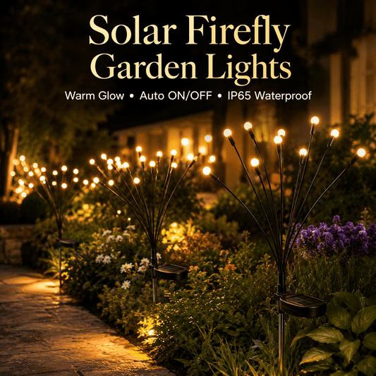 🔥Last Day 49% OFF- Solar Powered Firefly Garden Light