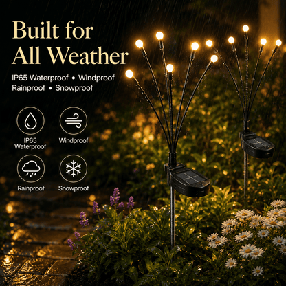 🔥Last Day 49% OFF- Solar Powered Firefly Garden Light