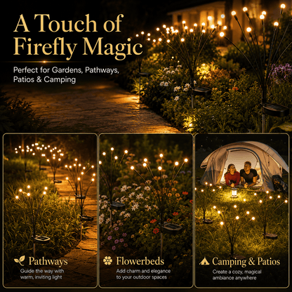🔥Last Day 49% OFF- Solar Powered Firefly Garden Light