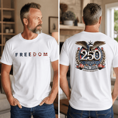 Freedom 250th Anniversary Graphic T-Shirt