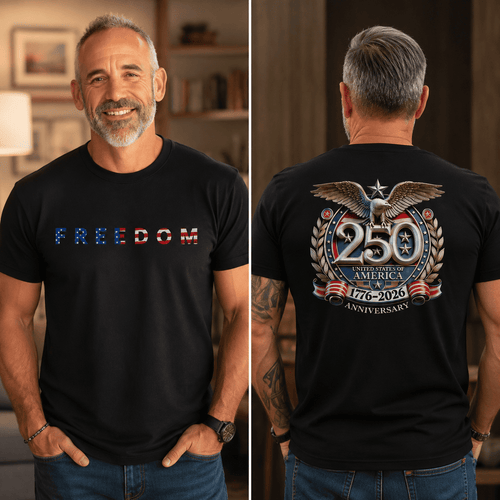 Freedom 250th Anniversary Graphic T-Shirt