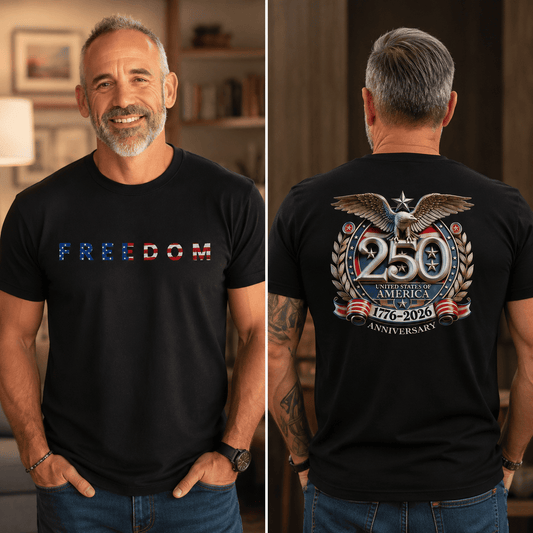 Freedom 250th Anniversary Graphic T-Shirt