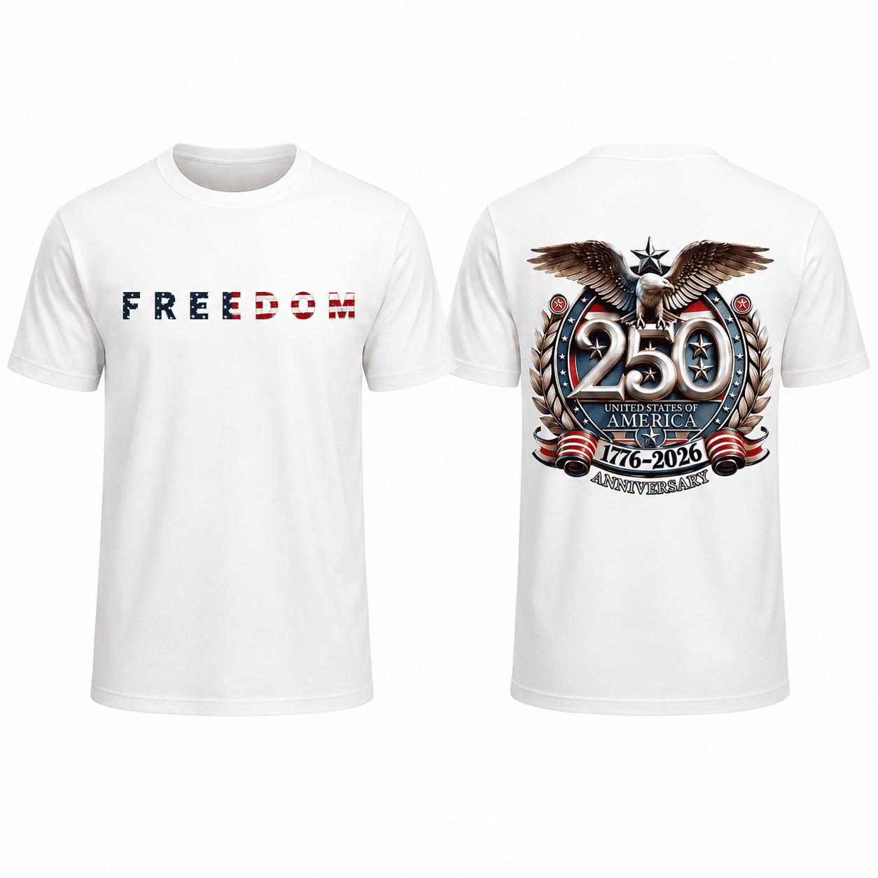 Freedom 250th Anniversary Graphic T-Shirt