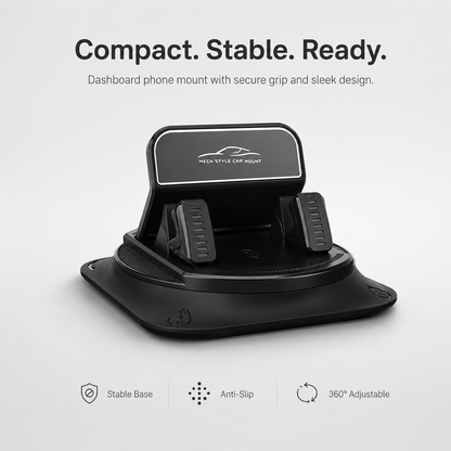 🔥LAST DAY 55% OFF 🔥 360° Stable Car Phone Mount for Dashboard & Windshield
