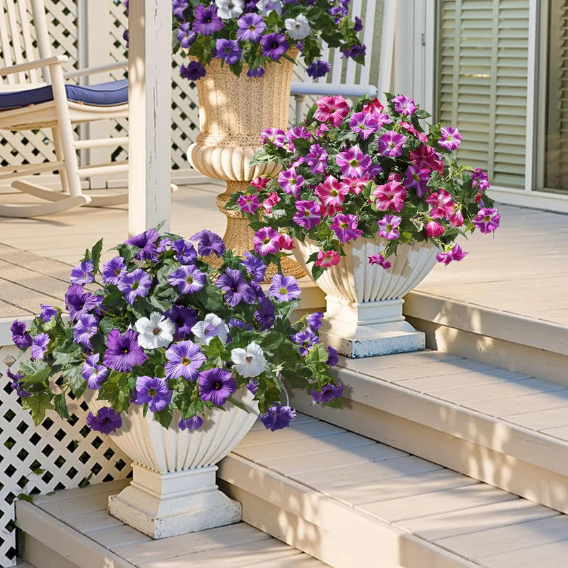 🔥Hot Sale 49% OFF🔥 Spring Faux Petunias – UV Resistant, No Fade, Long-Lasting