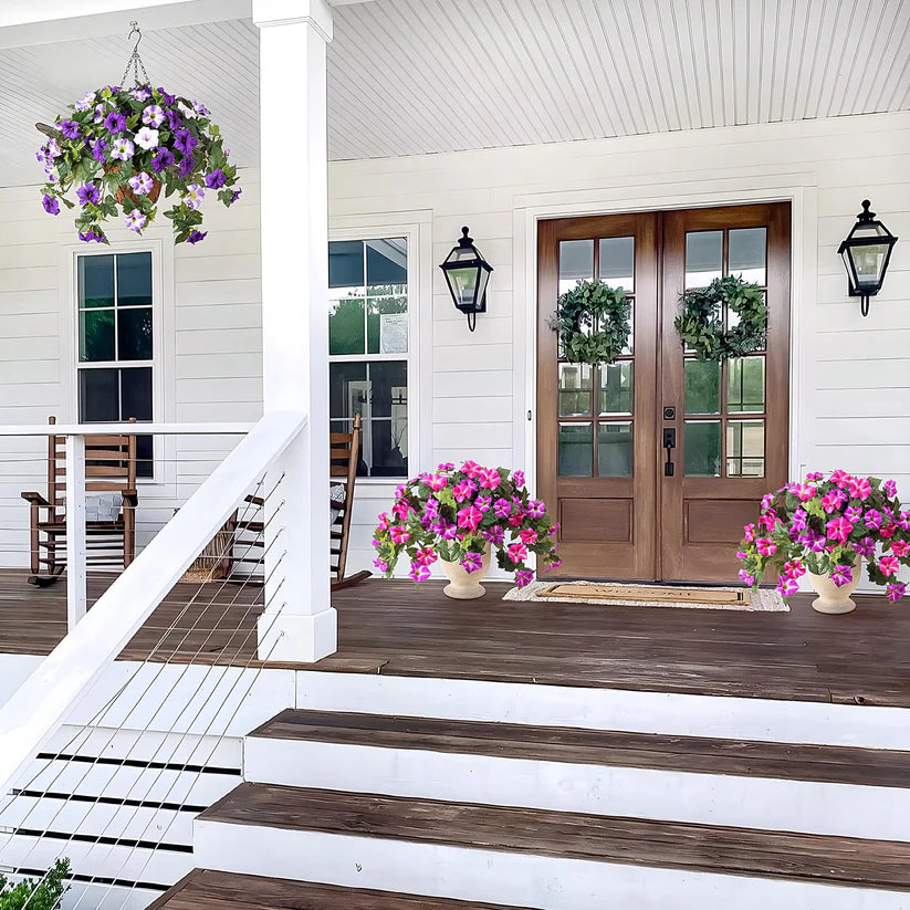🔥Hot Sale 49% OFF🔥 Spring Faux Petunias – UV Resistant, No Fade, Long-Lasting