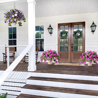 🔥Hot Sale 49% OFF🔥 Spring Faux Petunias – UV Resistant, No Fade, Long-Lasting