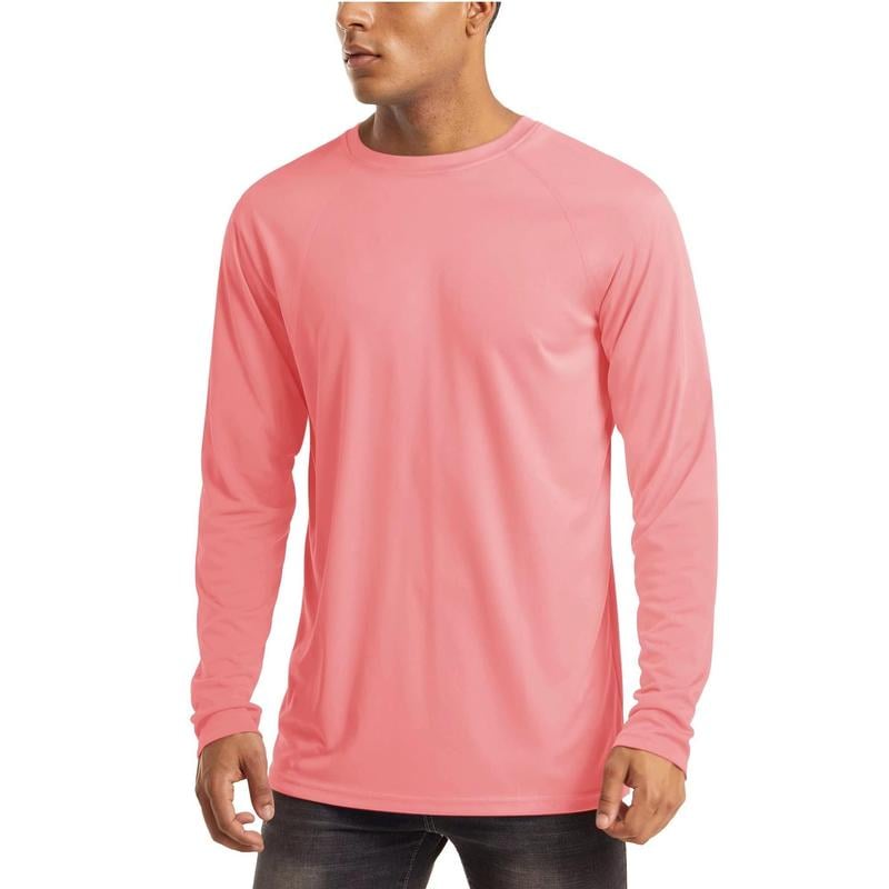 Men’s UPF 50+ Lightweight Quick-Dry Long Sleeve Sun Protection Shirt