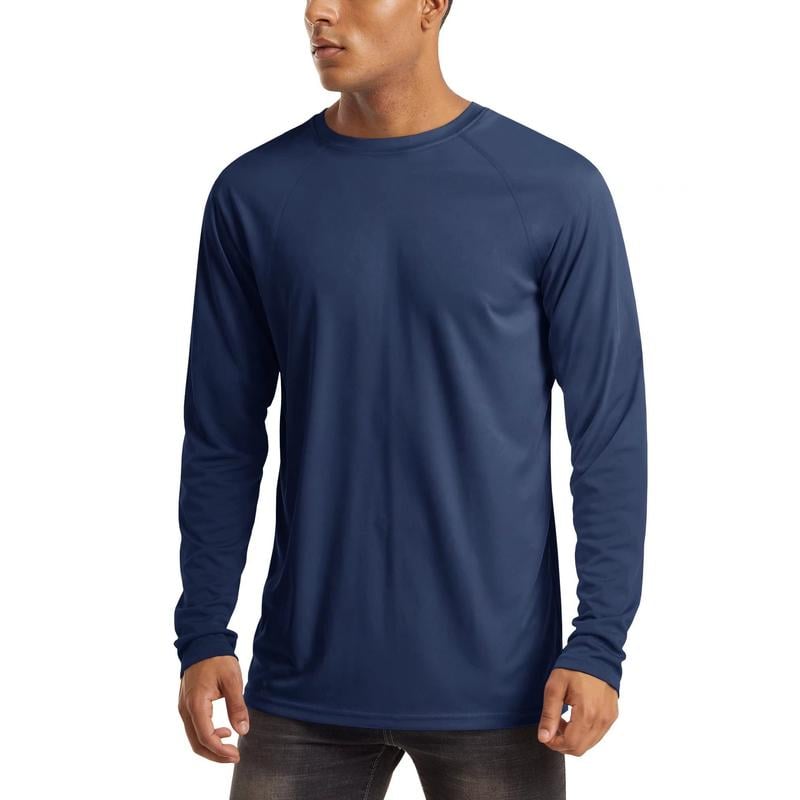 Men’s UPF 50+ Lightweight Quick-Dry Long Sleeve Sun Protection Shirt