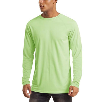 Men’s UPF 50+ Lightweight Quick-Dry Long Sleeve Sun Protection Shirt