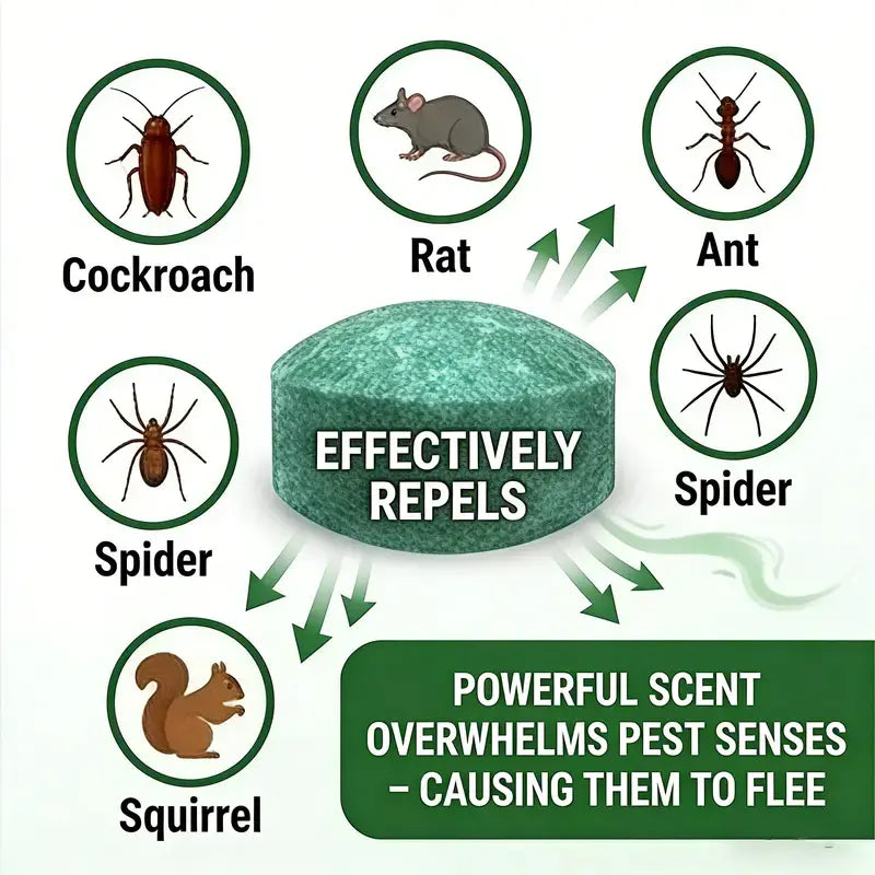 🐀🚫12 - Pack Popular Natural Rodent Repellent Balls
