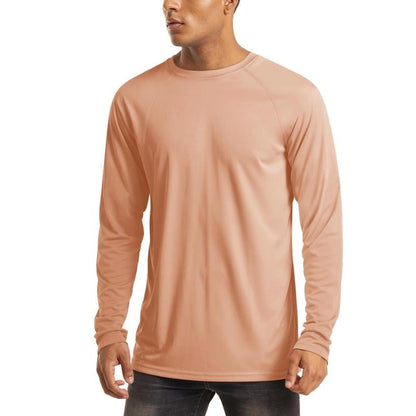Men’s UPF 50+ Lightweight Quick-Dry Long Sleeve Sun Protection Shirt